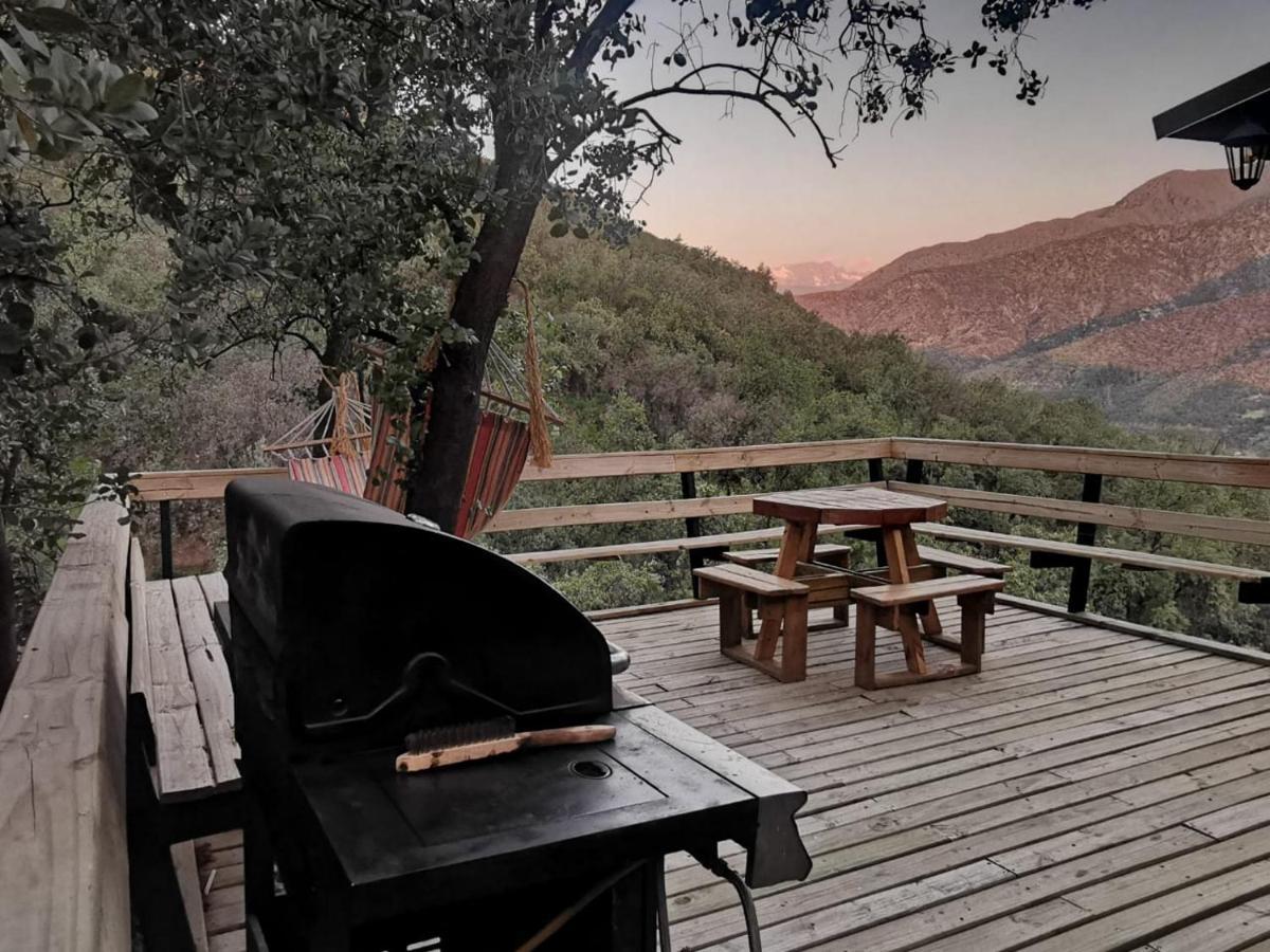 Cabana San Jose Del Maipo Sector La Obra Los Chacayes Kültér fotó